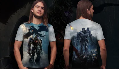 Футболки с полной запечаткой: Трансформеры - Последний рыцарь